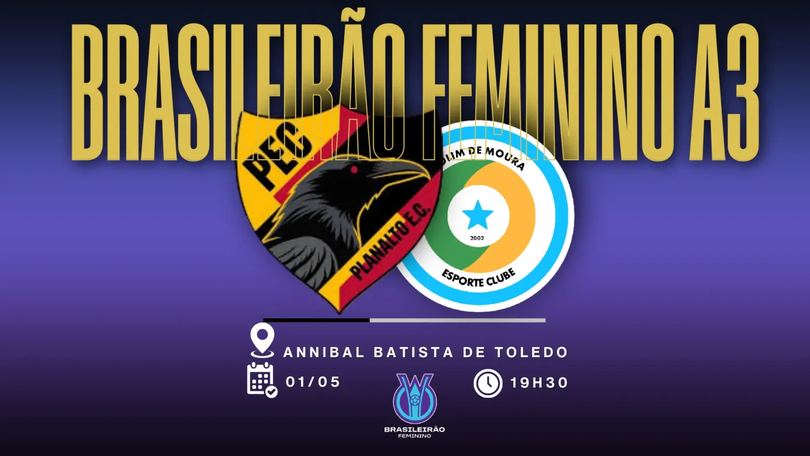 Planalto recebe o Rolim de Moura no Annibal valendo vaga nas quartas do feminino A3. Foto/Arte: Hector de Souza / Divulgação