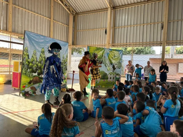 Durante o Junho Verde, alunos aprendem sobre descarte correto de resíduos, preservação ambiental e uso adequado da rede de esgoto. (Foto; BRK)