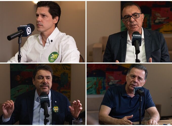 Daniel Vilela, Luís César Bueno, Wilder Morais e Marconi Perillo | Fotos: jornal A Redação - Eduardo Marques